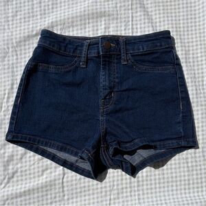 Wild Fable Dark Blue High-rise Jean Shorts Women Small